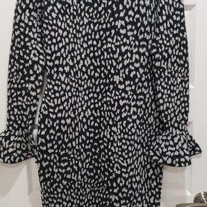 Michael Kors Metallic sheen Leopard Print Women Dress - Sz S